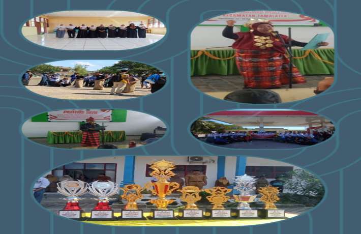 Memeriahkan HUT RI Ke-79 SMKN 9 JENEPONTO membawa pulang 8 piala